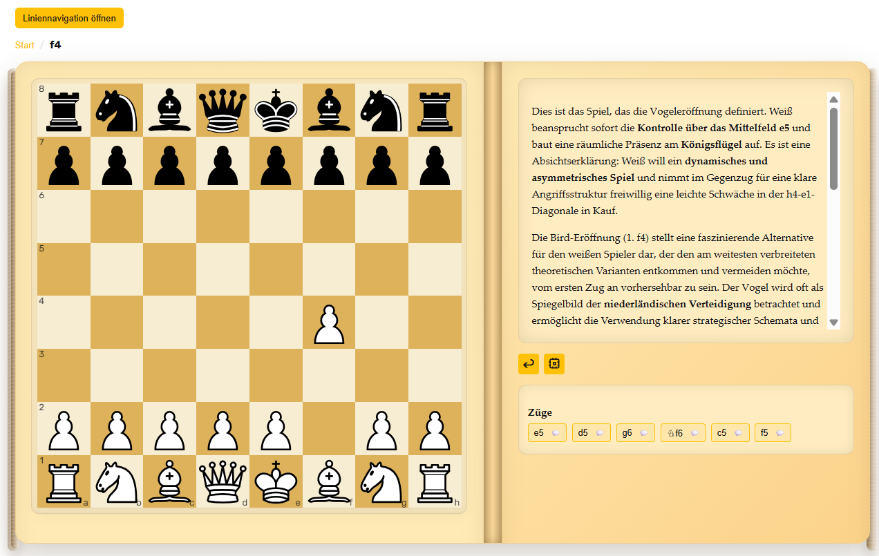 Einführung in die Bird-Eröffnung (1.f4) mit strategischen Kernideen