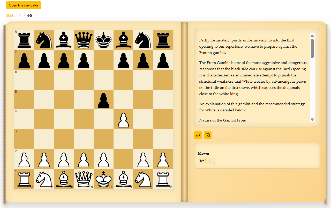 Critical From Gambit line against the Bird Opening